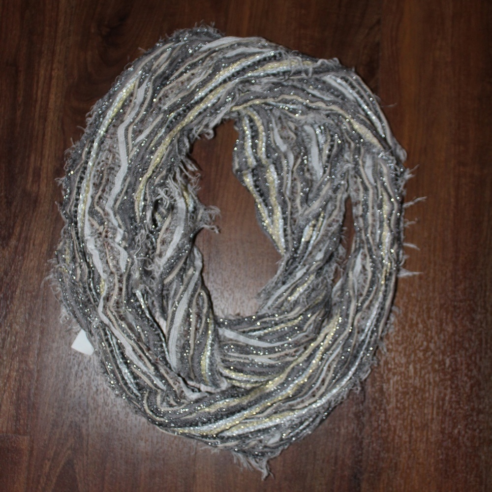 Womens Infinity Scarf Gray